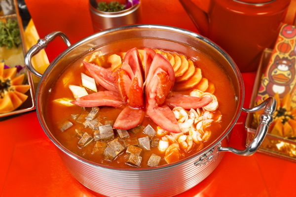百合木瓜番茄锅